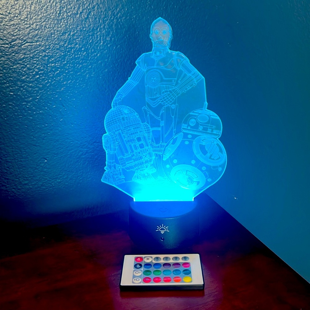 R2D2, BB8 and C-3PO Night Light